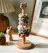 Countertop KitchLife Cute Wooden Paper Towel Holder - Solid Freestanding Paper Towel Dispenser Stand Organizer