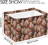 Football Rectangular Storage Basket Organizer Bin for Home, Office, and Dorm Use