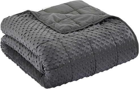 WAIBIO Weighted Blanket for Women and Men, Comfortable and Soft Throw Weighted Blanket