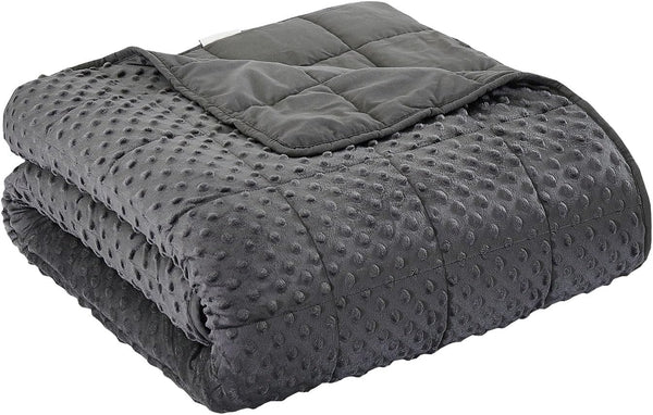 WAIBIO Weighted Blanket for Women and Men, Comfortable and Soft Throw Weighted Blanket