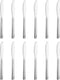 New Star Foodservice Dominion Pattern, 18/0 Stainless Steel Dinner Knife, 8.2-Inch, Set of 12