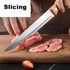 Ultra Sharp Paring Knife for Peeling, Cutting Fruits, Vegetables, and Meat, Stainless Steel with Wooden Ergonomic Handle