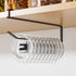 Poerlve Cabinet,6PCS Tumbler Lid Organizer Inside Coffee Mug Holder, Space Saving Cup Rack for Kitchen Storage