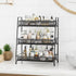 Countertop 3 Counter EKNITEY Bathroom Organizer Rack - Tier Spice Rack Metal Makeup Rack Small Perfume Vanity Organizer