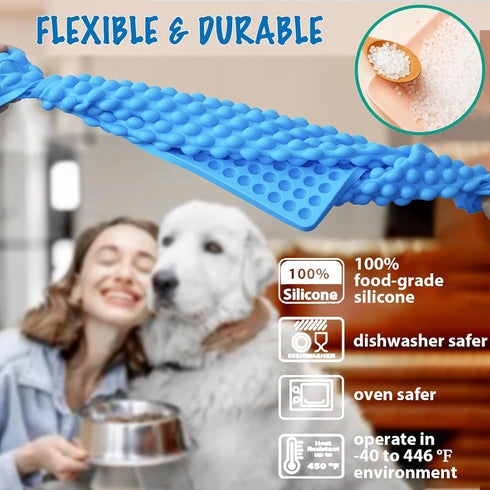 Silicone Mini Round Shape Molds, 2-Pack 468 Cavities Tiny Semi Sphere Baking Molds Dog Treats Molds Chocolate Chip Freezer Oven Safe Homemade Dog Treats Kit BPA Free Food Grade by HKNMTT