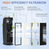 FLT4825 HEPA Filter B Replacement for G-Guardian Air Purifiers AC4825 AC4300 AC4800 AC4900, 4 H13 True HEPA Filters