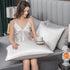 Mulberry Silk Pillowcase for Hair and Skin, Standard Size Cooling Silk Pillow Case with Hidden Zipper