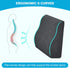 TANYOO Back Support Pillow for Recliner Dual Layer Lumbar Support Pillow with Gel Memory Foam Ergonomic Orthopedic