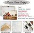 QIXIANG Old Barn Picture Wall Decor - Red Barn Canvas Print Rustic Scenery for Farmhouse Bathroom Decor