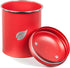 Self-Care Saf-Care Kitchen Canisters, Valentine Red Canister Set with Tight Sealed Lids, Set of 3, SC-002