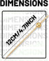 DF DUALFERV 200PCS Gold Bamboo Appetizer Picks, 4.7 Inch