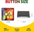 12Pcs Strong Magnetic Refrigerator Magnets, Square Glass Fridge Decoration for Office Whiteboard and Cabinet