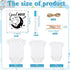 126 Set 25 25 24 1 50 Panitay Pcs Baby Shower DIY Bodysuit Bib Blank White Newborn Bodysuit Stencils Marker Sign