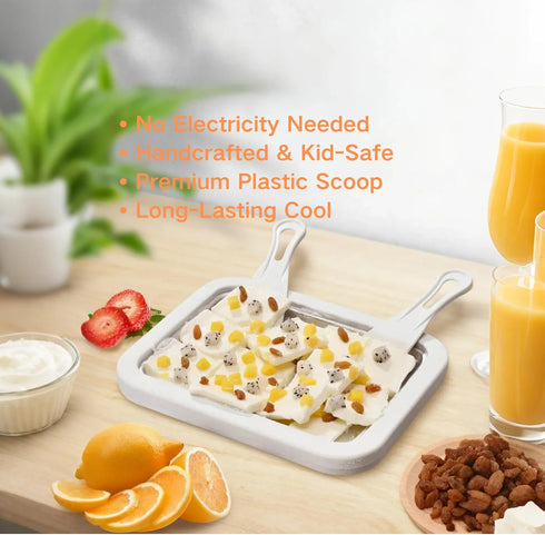 Frozen (Summer Ice Cream Roll Maker Rolled Ice Cream Machine, Sweet Spot Pan, Instant Cold Plate, Ideal for Making