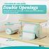 Four Flowers 2 Pack Trash Bag Holder Dispenser for Kitchen, Laundry Room Trash Bag Holder, Acrylic Trash Bag Dispenser