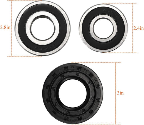 Front Load Washer Tub Bearings and Seal Kit for LG & Kenmore, Replacement Part 4036ER2004A 5 Years Warranty