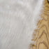 CEMGYIUK Table Runner,Modern Snowy White Faux Fur Decor Runner