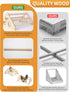 DsyysdS Wooden Chick Perch, Chick Stand Training Perch, Wood Chicken Roosting Bar for Entertainment, Strong Chick