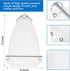Cunhill 2 Pieces Ironing Shoe Cover, Iron Soles Aluminum Material, Electric Iron Assistant Tool, Safe Slip on for Most