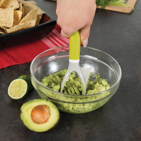 Casabella 4 'n 1 Avocado Tool, Green/Grey