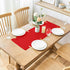 2 Pack 12 24 Inch Red Small Short Table Runner x Solid Color Runners Coffee Table Dresser for Daily Party Home