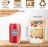 4 Pack 16oz Glass Overnight Oats Containers with Lids and Spoons, Over Night Oats Jars with Secure-Grip Bands