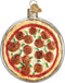 Old World Christmas Ornaments: Glass Blown Pizza Pie Food Ornaments for Christmas Tree