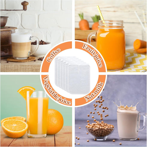 12 8 12 Inch Tudomro Pcs Nut Milk Bag Reusable Food Safe Nylon Bag Strainer Nut Milk Mesh for Straining Almond, Coffee