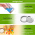 8 oz Bands,24 Pack Jars,240 ml Keketin Mason Jars with Airtight Lids and Regular Mouth Canning Glass Mason Jar Diamond