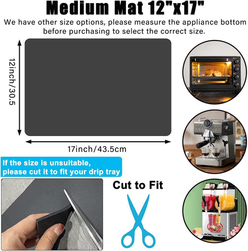 Kitchen Appliance Sliders, 360 Degree Rotation Moving on Counter, Cut to Fit Mat for Kitchenaid Mixer, Appliance Mover