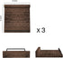 6X6 Inches Set 3 RYOFOBETTO Small Floating Shelf, Farmhouse Wall Shelves for Living Room, Bedroom, Picture Frames