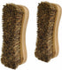 All-Natural Wooden Scrub Brush Set - Eco-Friendly Cleaning Products with Wooden Handle and Palmyra Bristle Brush, Set