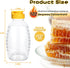 SkyJourney 24 Pack 16 oz,Refillable honey bottles squeeze Food Grade Honey Container,Bottles With Leak Proof Flip-Top