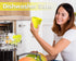 Lechin Hand Juicer - Citrus Juicer with Lemon Shape - Hand Lemon Juicer with Two Press Options for Different Fruits