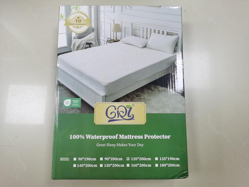 GRT Rayon Bamboo Waterproof Mattress Protector - Cal King Size, 3D Air Fiber Cooling, Ultra Soft, Machine Washable