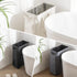 45L Closet, Slim Rolling Laundry Basket, Slim Laundry Hamper with Wheels and Adjustable Long Handles, Small Laundry