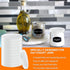 32 Pack Lids for Oui Yogurt Jars- for Oui Lids for Yogurt Jars Sealed against Leaks Clear Plastic Yogurt Container Lids
