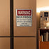 Funny Beer Fridge Stickers, Hilarious Warning Magnet Sign for Home Bar Decorations, DO NOT Put Food or Water