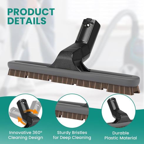 12 Inch E2 Vacuum Floor Brush Assembly Compatible with Rainbow SRX Series Vacuum Cleaner