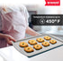 Bakken Swiss Cookie Sheet 3 Piece Set - Non-Stick Stackable Baking Pans with Deluxe Ceramic Coating