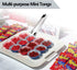 12 Pack Stainless Steel Ice Tongs for Sugar Cubes, Small Serving Tongs for Appetizers, Coffee, Tea Party