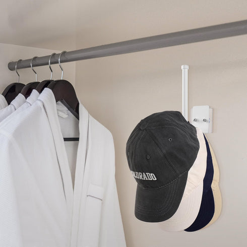 EASTTOWEST 3 Pack Hat Racks for Baseball Caps, Organizer Hangers for Wall, Door, Closet Storage