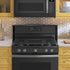 5.5 Inch RELODECOR Over the Stove Spice Rack Shelf, Stove Top Organizer for Kitchen, Width (Ebony)