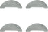 Replacement Parts Accessories Kit for Vactidy Nimble T8/T7 Robotic Vacuums, 4 Mop Pads