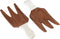 Folkulture Salad Hands, Set of 2 Acacia Wood Salad Servers, Salad Tongs for Serving Salad Mixes, Pasta, Fruit (3.25 X