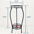 2 26.6" CASIMR Tier Plant Stand Indoor Outdoor, Tall Metal Potted Holder Rack Multiple Flower Pot Stand Heavy Duty