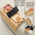 Couch Cup Holder Tray - Portable Sofa Arm Tray Table - Anti-Spill Armchair Caddy Couch Arm Table Snack Organizer