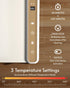 BICRET 4 7 Warming Mat for Food Fast Heating Silicone Electric Food Warmer with Level Adjustable Temperature and Hours