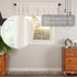 Simple Life Flax Antique White Farmhouse Valance, 16"x72", Cotton Linen Blend with Rod Pocket and Hanging Loops