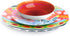 French Bull 8" Pasta Bowl - Melamine Dinnerware (Pink Ombre)